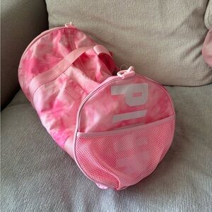 PINK Tie dye gym bag
